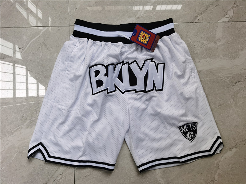 Nets Teams White Just Don With Pocket Swingman Shorts Nets Teams White Just Don With Pocket Swingman Shorts