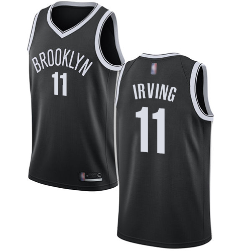 Nets #11 Kyrie Irving Black Basketball Swingman Icon Edition Jersey Nets #11 Kyrie Irving Black Basketball Swingman Icon Edition Jersey