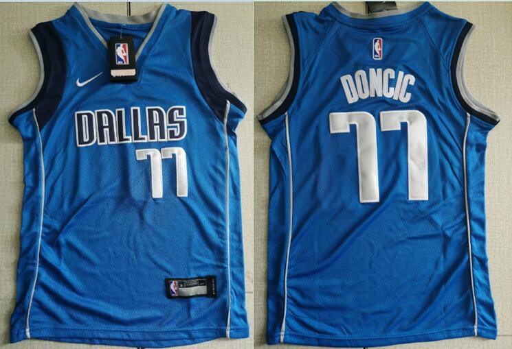 Mavericks 77 Luka Doncic Royal Youth Nike Swingman Jersey Mavericks 77 Luka Doncic Royal Youth Nike Swingman Jersey