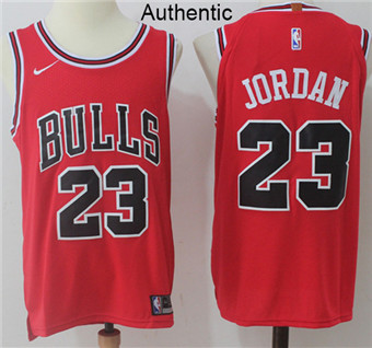 Nike Bulls #23 Michael Jordan Red NBA Authentic Icon Edition Jersey Nike Bulls #23 Michael Jordan Red NBA Authentic Icon Edition Jersey
