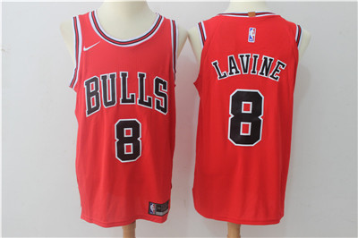 Nike Bulls #8 Zach Lavine Red Authentic Stitched NBA Jersey Nike Bulls #8 Zach Lavine Red Authentic Stitched NBA Jersey