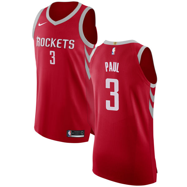 Nike Rockets #3 Chris Paul Red NBA Authentic Icon Edition Jersey Nike Rockets #3 Chris Paul Red NBA Authentic Icon Edition Jersey