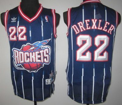 Houston Rockets 22 DREXLER Black Throwback Hardwood Classics NBA Jerseys Houston Rockets 22 DREXLER Black Throwback Hardwood Classics NBA Jerseys