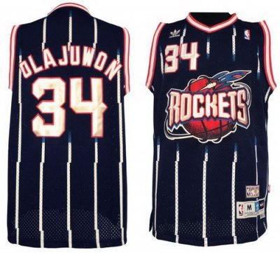 Houston Rockets 34 Hakeem Olajuwon Black Soul Swingman NBA Jerseys Houston Rockets 34 Hakeem Olajuwon Black Soul Swingman NBA Jerseys