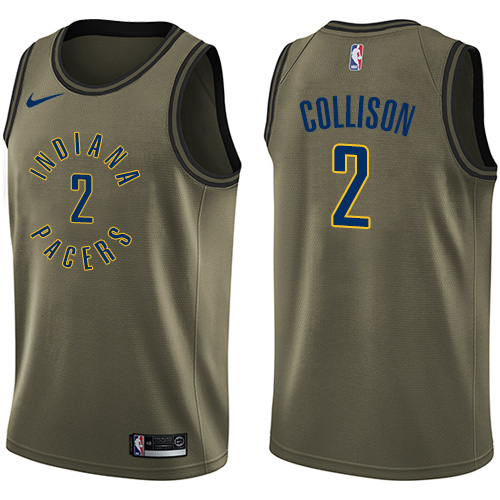 Nike Pacers #2 Darren Collison Green Salute to Service NBA Swingman Jersey Nike Pacers #2 Darren Collison Green Salute to Service NBA Swingman Jersey