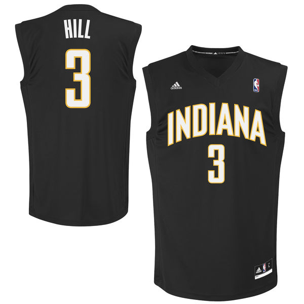 Pacers 3 George Hill Black Fashion Replica Jersey Pacers 3 George Hill Black Fashion Replica Jersey