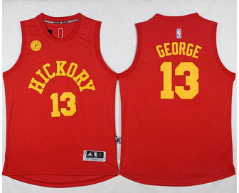 Indiana Pacers #13 Paul George Red Hickory Stitched NBA Jersey Indiana Pacers #13 Paul George Red Hickory Stitched NBA Jersey