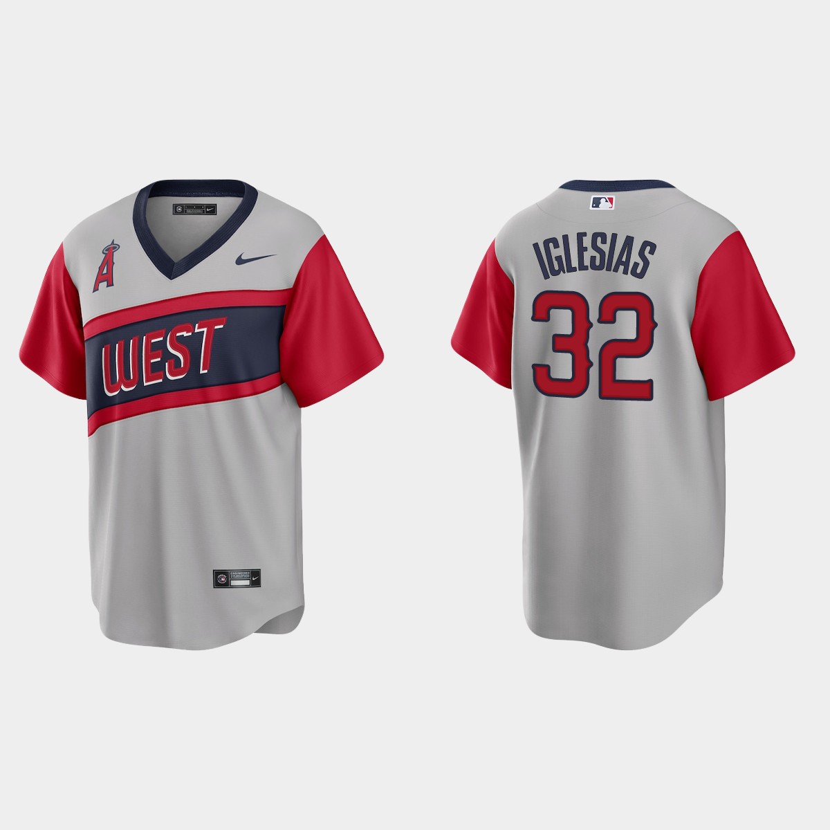 Los Angeles Angels #32 Raisel Iglesias Men's Nike Gray 2021 Little League Classic Game MLB Jersey Los Angeles Angels #32 Raisel Iglesias Men's Nike Gray 2021 Little League Classic Game MLB Jersey