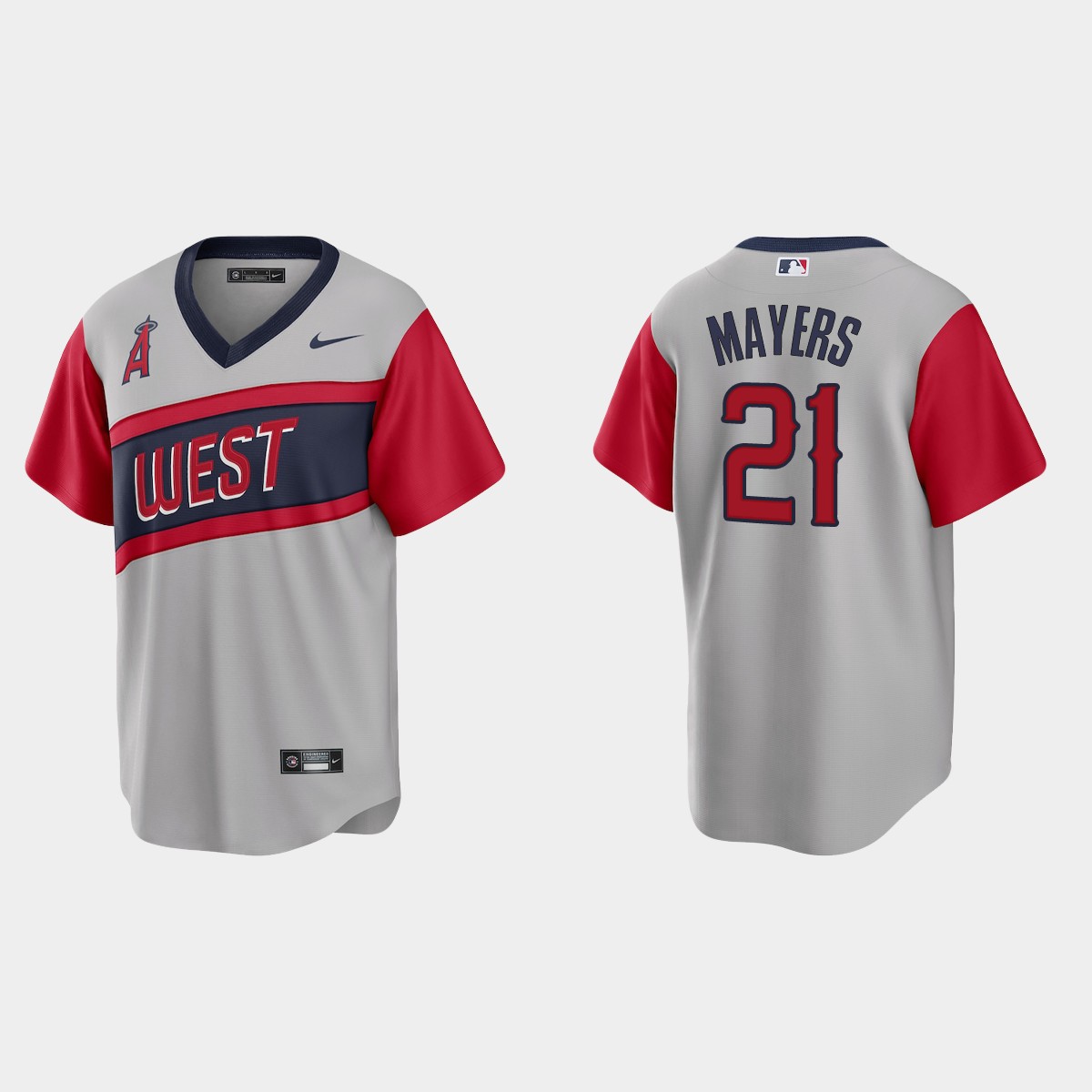 Los Angeles Angels #21 Mike Mayers Men's Nike Gray 2021 Little League Classic Game MLB Jersey
