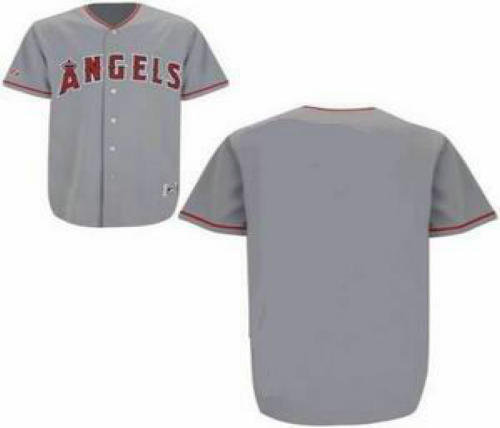 Los Angeles Angels blank grey Jersey Los Angeles Angels blank grey Jersey