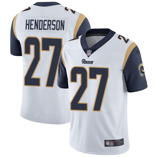 Rams #27 Darrell Henderson White Men's Stitched Football Vapor Untouchable Limited Jersey Rams #27 Darrell Henderson White Men's Stitched Football Vapor Untouchable Limited Jersey