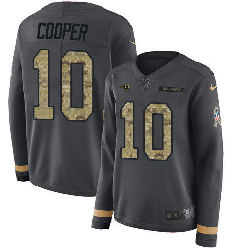 Nike Rams #10 Pharoh Cooper Anthracite Salute to Service
