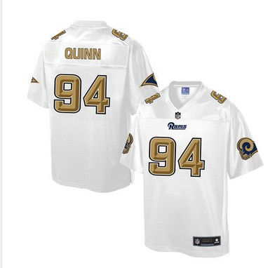 Nike Rams #94 Robert Quinn White Men's NFL Pro Line Fashion Game Jersey Nike Rams #94 Robert Quinn White Men's NFL Pro Line Fashion Game Jersey