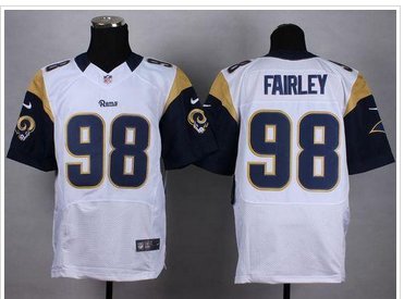 NEW Los Angeles Rams #98 Nick Fairley White Men's Stitched NFL Elite Jersey