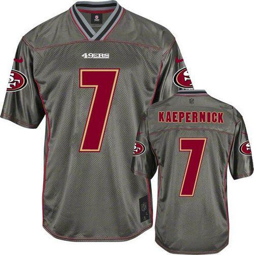Youth NEW San Francisco 49ers #7 Colin Kaepernick Grey Vapor Elite Jerseys Youth NEW San Francisco 49ers #7 Colin Kaepernick Grey Vapor Elite Jerseys