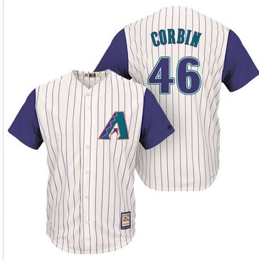 Arizona Diamondbacks #46 Patrick Corbin Cream Purple Cooperstown Collection Cool Base Jersey Arizona Diamondbacks #46 Patrick Corbin Cream Purple Cooperstown Collection Cool Base Jersey