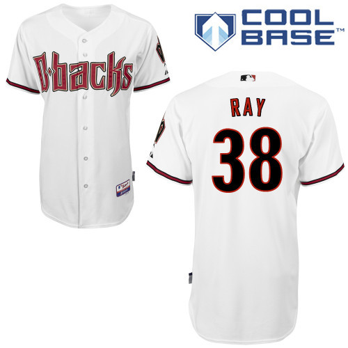 Arizona Diamondbacks #38 RAY White Authentic Personalized Home cool Jersey Arizona Diamondbacks #38 RAY White Authentic Personalized Home cool Jersey