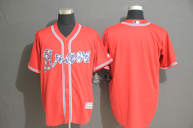 Braves Blank Red Cool Base Jerseys Braves Blank Red Cool Base Jerseys