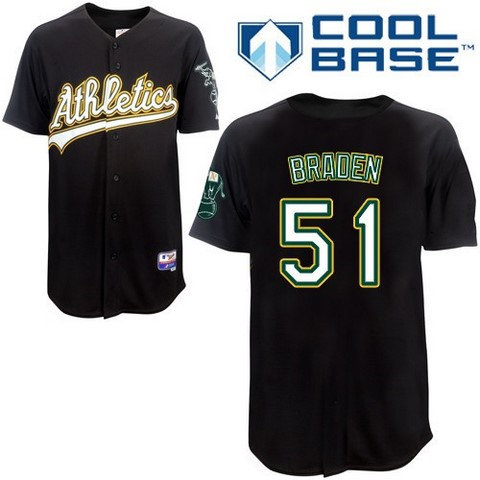 Atlanta Braves 51 BRADEN jerseys grey