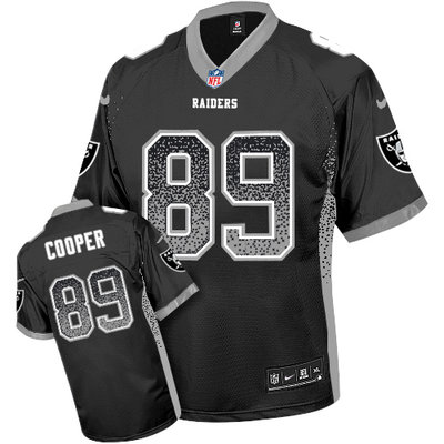 Nike Raiders #89 Amari Cooper Black Men's Stitched NFL Elite Drift Fashion Jersey Nike Raiders #89 Amari Cooper Black Men's Stitched NFL Elite Drift Fashion Jersey