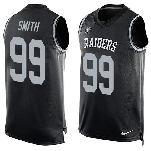Nike Raiders #99 Aldon Smith Black Team Color Men's Stitched NFL Limited Tank Top Jersey Nike Raiders #99 Aldon Smith Black Team Color Men's Stitched NFL Limited Tank Top Jersey