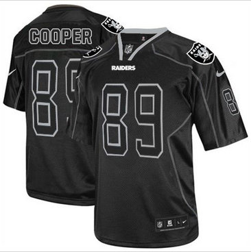 Nike Oakland Raiders #89 Amari Cooper Lights Out Black Men's Stitched NFL Elite Jersey Nike Oakland Raiders #89 Amari Cooper Lights Out Black Men's Stitched NFL Elite Jersey