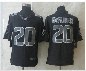 New Oakland Raiders #20 Darren McFadden Impact Limited Black Jerseys New Oakland Raiders #20 Darren McFadden Impact Limited Black Jerseys