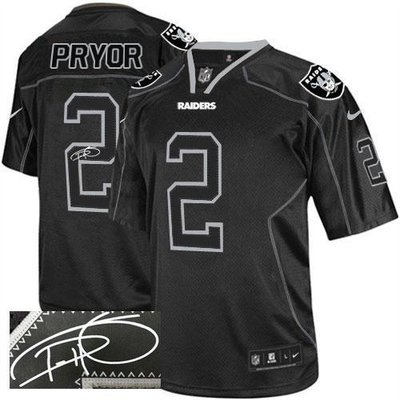 NEW Oakland Raiders #2 Terrelle Pryor Lights Out Black Jerseys(Signed Elite) NEW Oakland Raiders #2 Terrelle Pryor Lights Out Black Jerseys(Signed Elite)