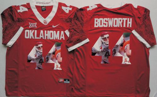 Sooners #44 Brian Bosworth Red Player Fashion Stitched NCAA Jersey Sooners #44 Brian Bosworth Red Player Fashion Stitched NCAA Jersey