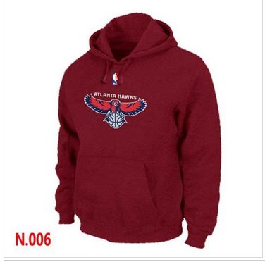 NBA Atlanta Hawks Pullover Hoodie Red NBA Atlanta Hawks Pullover Hoodie Red