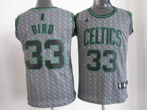Celtics #33 Larry Bird Grey Static Fashion Stitched NBA Jersey Celtics #33 Larry Bird Grey Static Fashion Stitched NBA Jersey