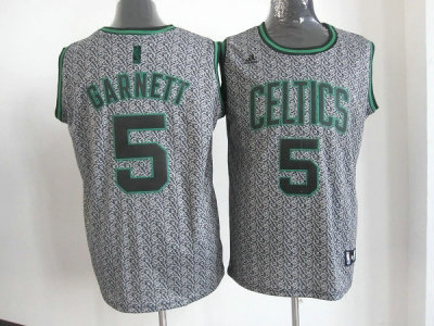 nba boston celtics #5 garnett grey(static fashion swingman) nba boston celtics #5 garnett grey(static fashion swingman)