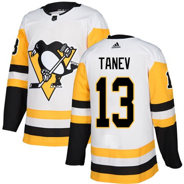 Pittsburgh Penguins #13 Brandon Tanev White Road Stitched NHL Jersey Pittsburgh Penguins #13 Brandon Tanev White Road Stitched NHL Jersey