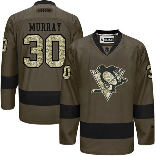 Penguins #30 Matt Murray Green Salute to Service Stitched NHL Jersey Penguins #30 Matt Murray Green Salute to Service Stitched NHL Jersey