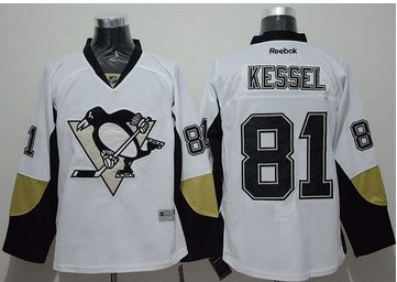 Pittsburgh Penguins #81 Phil Kessel White Away Stitched NHL Jersey Pittsburgh Penguins #81 Phil Kessel White Away Stitched NHL Jersey