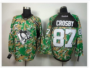 Pittsburgh Penguins #87 Sidney Crosby Camo Veterans Day Practice NHL Jersey Pittsburgh Penguins #87 Sidney Crosby Camo Veterans Day Practice NHL Jersey