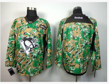 Pittsburgh Penguins Blank Camo Veterans Day Practice NHL Jersey Pittsburgh Penguins Blank Camo Veterans Day Practice NHL Jersey