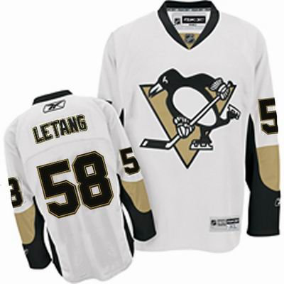 Pittsburgh Penguins 58 LETANG white Pittsburgh Penguins 58 LETANG white