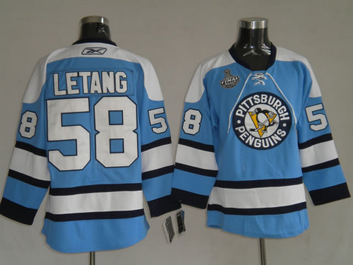NHL Jerseys Pittaburgh Penguins 58 Letang Blue NHL Jerseys Pittaburgh Penguins 58 Letang Blue