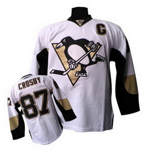 Pittsburgh Penguins 87 Sidney Crosby C Patch White
