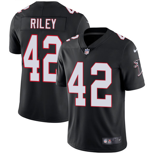 Nike Falcons #42 Duke Riley Black Alternate Men's Stitched NFL Vapor Untouchable Limited Jersey Nike Falcons #42 Duke Riley Black Alternate Men's Stitched NFL Vapor Untouchable Limited Jersey