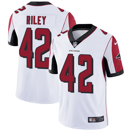Nike Falcons #42 Duke Riley White Men's Stitched NFL Vapor Untouchable Limited Jersey Nike Falcons #42 Duke Riley White Men's Stitched NFL Vapor Untouchable Limited Jersey