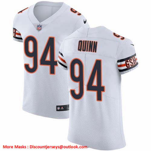 Nike Bears #94 Robert Quinn White Men's Stitched NFL New Elite Jersey