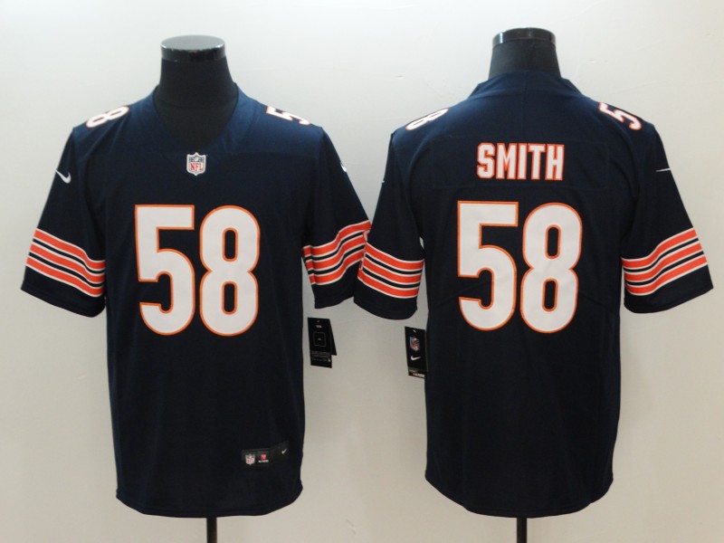 Nike Bears #58 Roquan Smith Navy Vapor Untouchable Limited Jersey