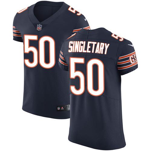 Nike Bears #50 Mike Singletary Navy Blue Team Color Men's Stitched NFL Vapor Untouchable Elite Jersey Nike Bears #50 Mike Singletary Navy Blue Team Color Men's Stitched NFL Vapor Untouchable Elite Jersey