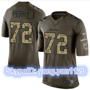 Nike Chicago Bears #72 William Perry Green Men's Stitched NFL Limited Salute to Service Jersey