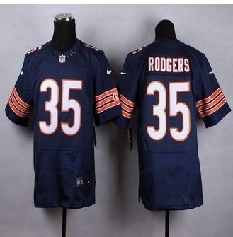 New Chicago Bears #35 Jacquizz Rodgers Navy Blue Team Color Men's Stitched NFL Elite Jersey