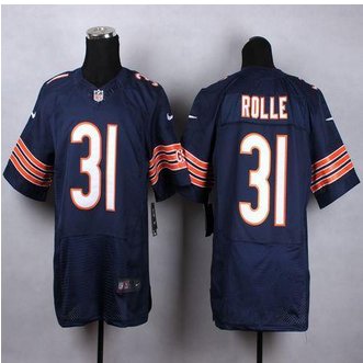 New Chicago Bears #31 Antrel Rolle Navy Blue Team Color Men's Stitched NFL Elite Jersey