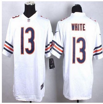 New Chicago Bears #13 Kevin White White Men's Stitched NFL Limited Jersey