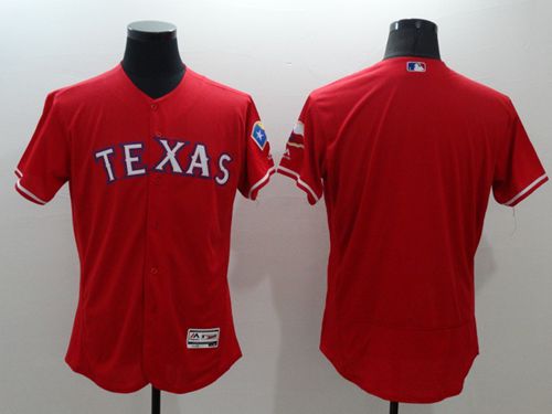 Rangers Blank Red Flexbase Authentic Collection Stitched MLB Jersey Rangers Blank Red Flexbase Authentic Collection Stitched MLB Jersey